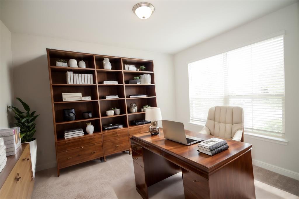 1021 Gillespie Drive Fort Worth, TX 76247 - Photo 4 of 38 a view of workspace with a window