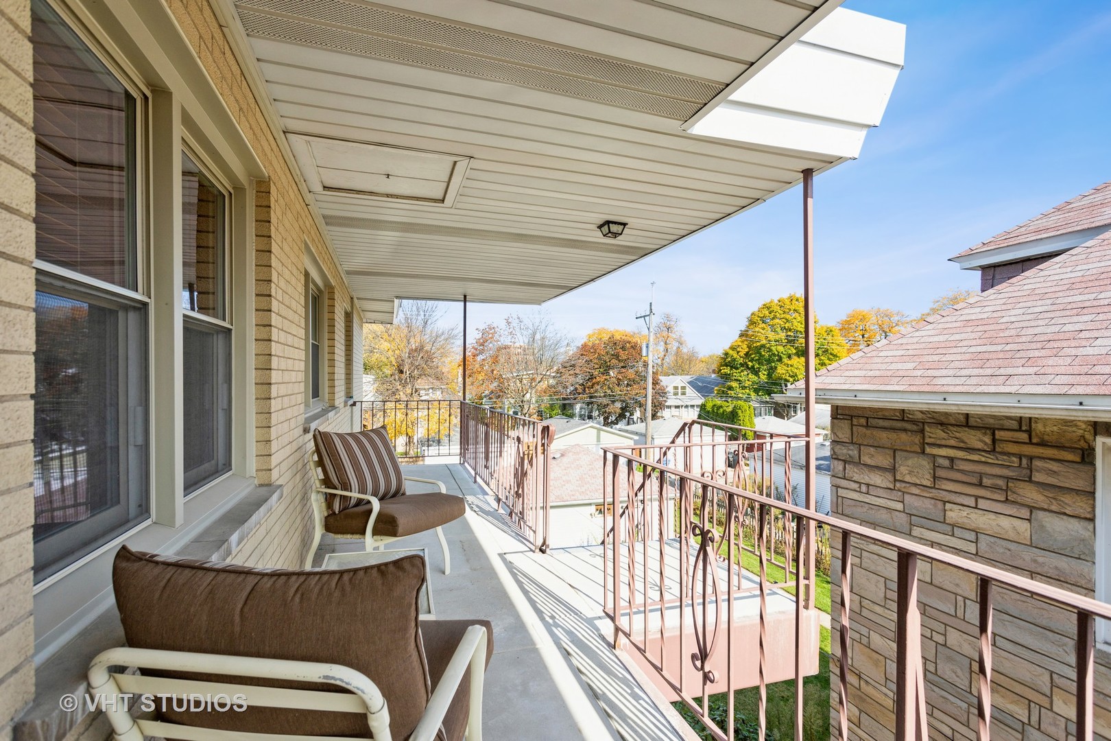 4545 North Long Avenue, Unit 3D Chicago, IL 60630 - Photo 19 of 19 a view of balcony with furniture