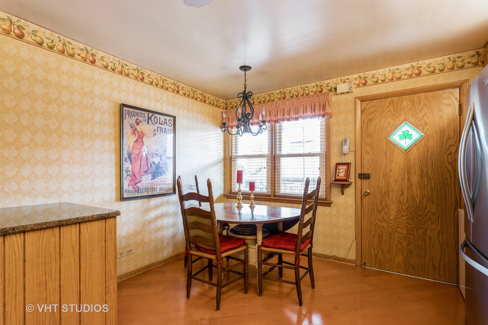 4545 North Long Avenue, Unit 3D Chicago, IL 60630 - Photo 8 of 19 a view of a dining room with furniture window and outside view