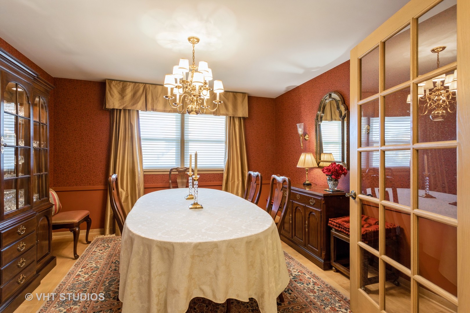 4545 North Long Avenue, Unit 3D Chicago, IL 60630 - Photo 9 of 19 a view of a dining room with furniture window and outside view