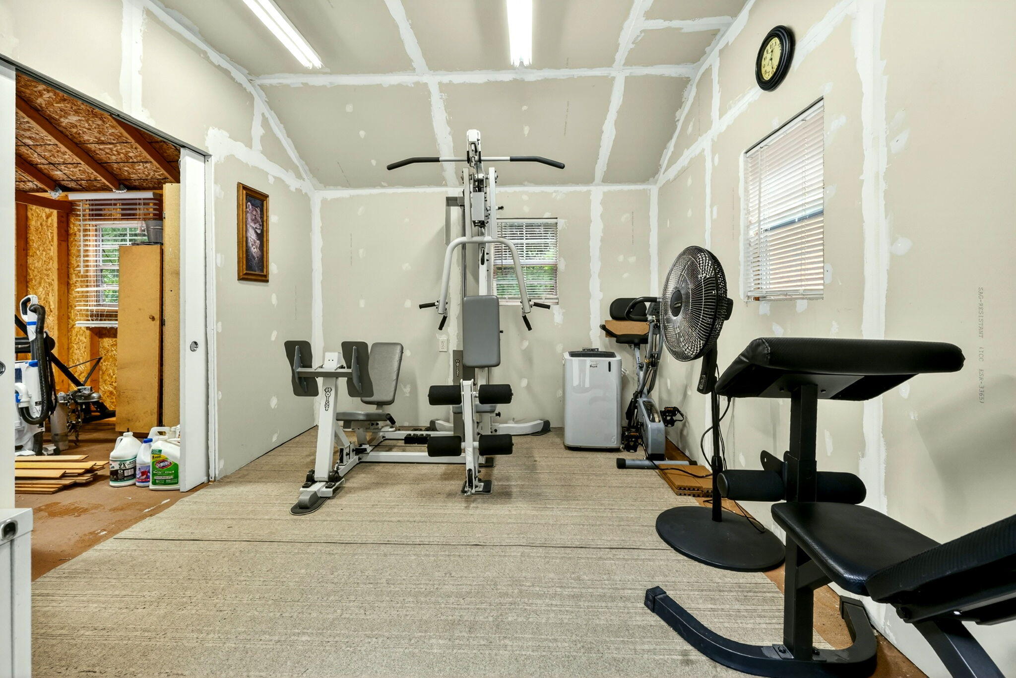 5445 Thompson Creek Road Selma, OR 97538 - Photo 38 of 57 a view of a room with gym equipment
