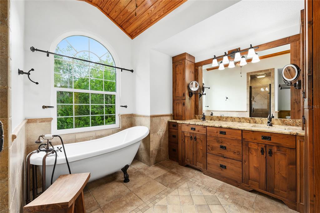 12861 Southwest 45th Lane Road Ocala, FL 34481 - Photo 31 of 73 a bathroom with a large tub sink and next to a window