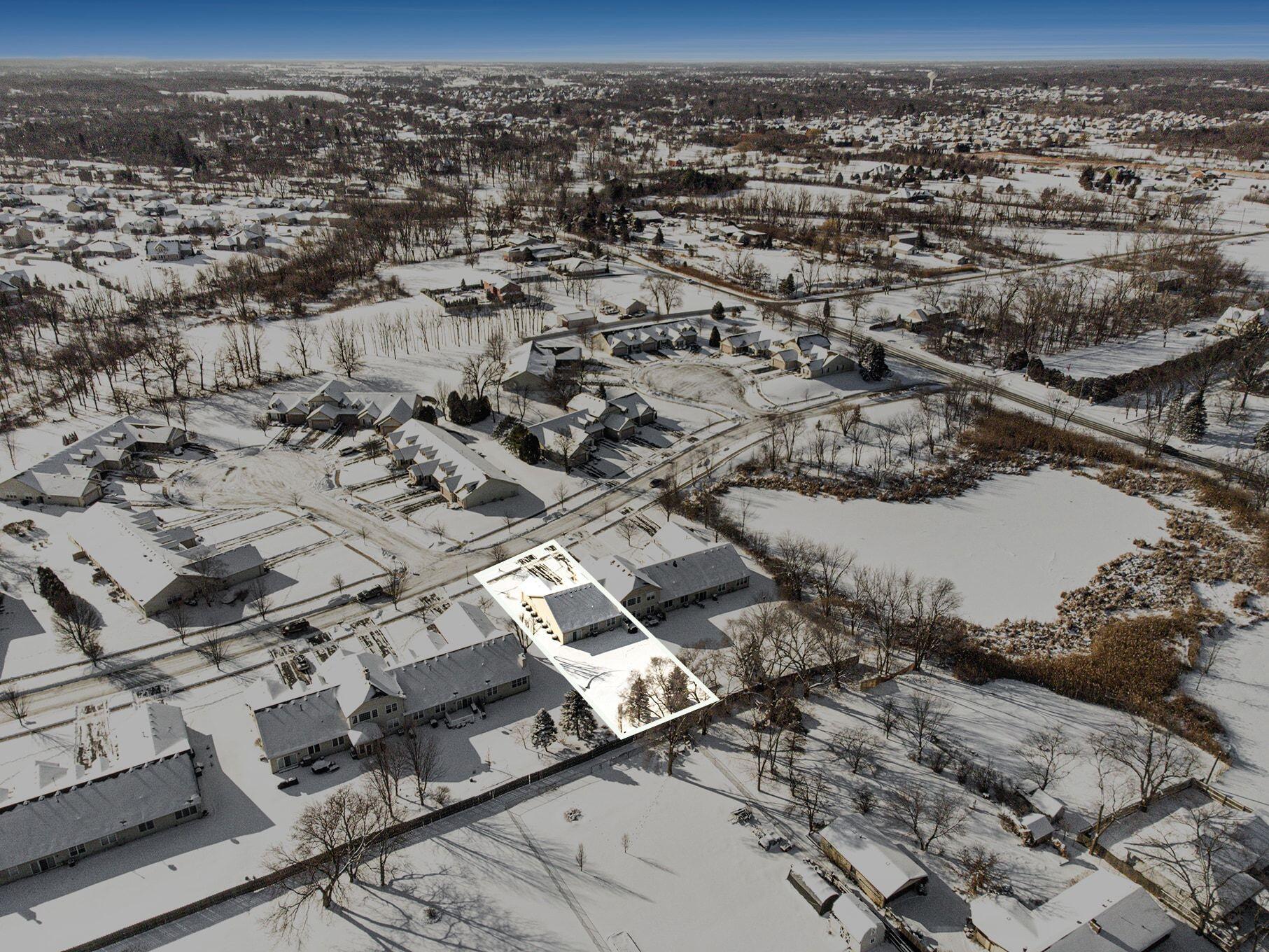 12310 80th Place Dyer, IN 46311 - Photo 35 of 37 an aerial view of a house with a lake view