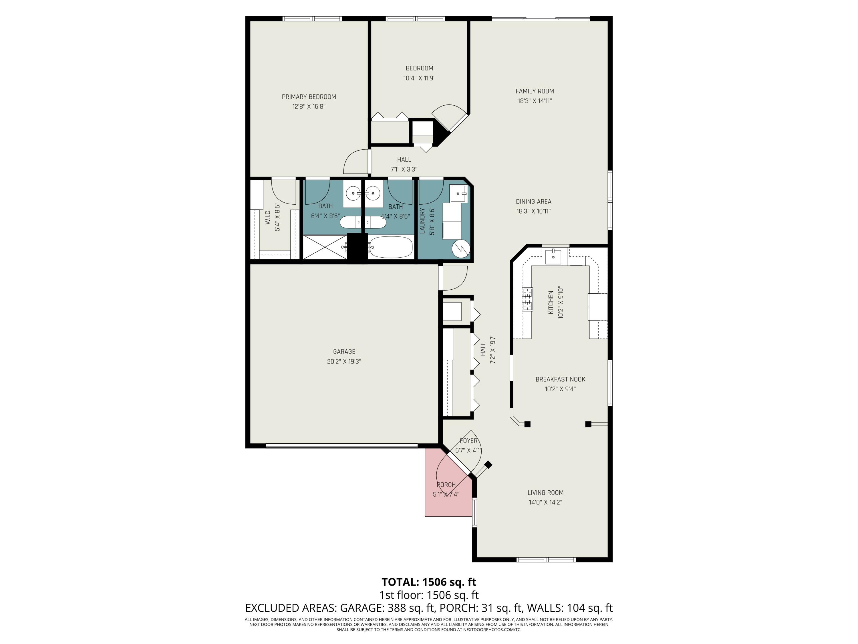 12310 80th Place Dyer, IN 46311 - Photo 37 of 37 a picture of a floor plan