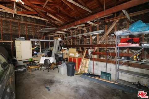 a backyard of a house with seating space