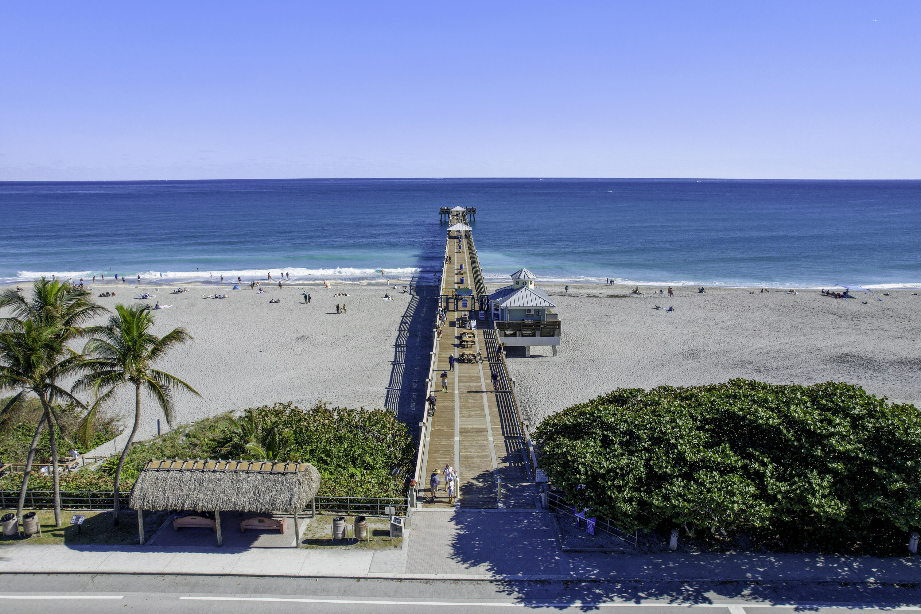 6279 Longleaf Pine Drive Jupiter, FL 33458 - Photo 29 of 33 a view of a yard and ocean view