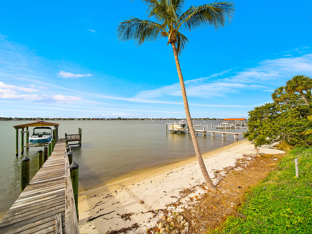 81 South River Road Stuart, FL 34996 - Photo 32 of 78 dock&beach1web