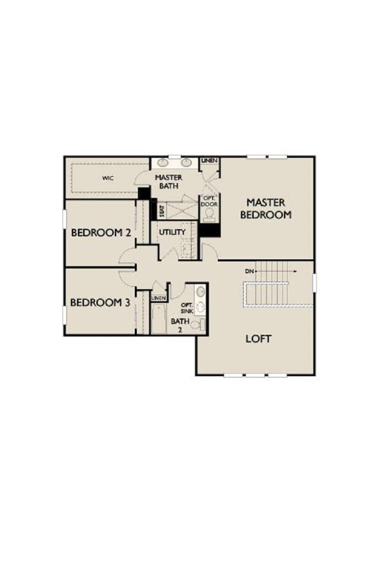 135 Cypress Plantation Road Moncks Corner, SC 29461 - Photo 11 of 11 Lincoln Floor Plan-2nd Floor