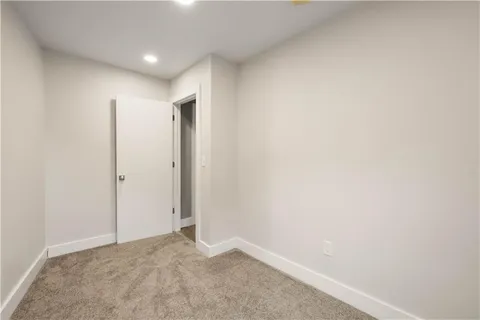 a view of an empty room