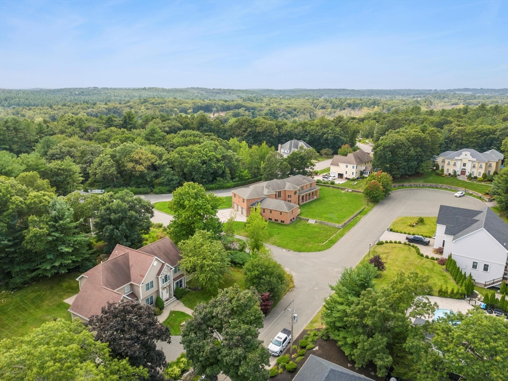 58 Mansfield Road Lynnfield, MA 01940 - Photo 40 of 42 an aerial view of a house with a garden