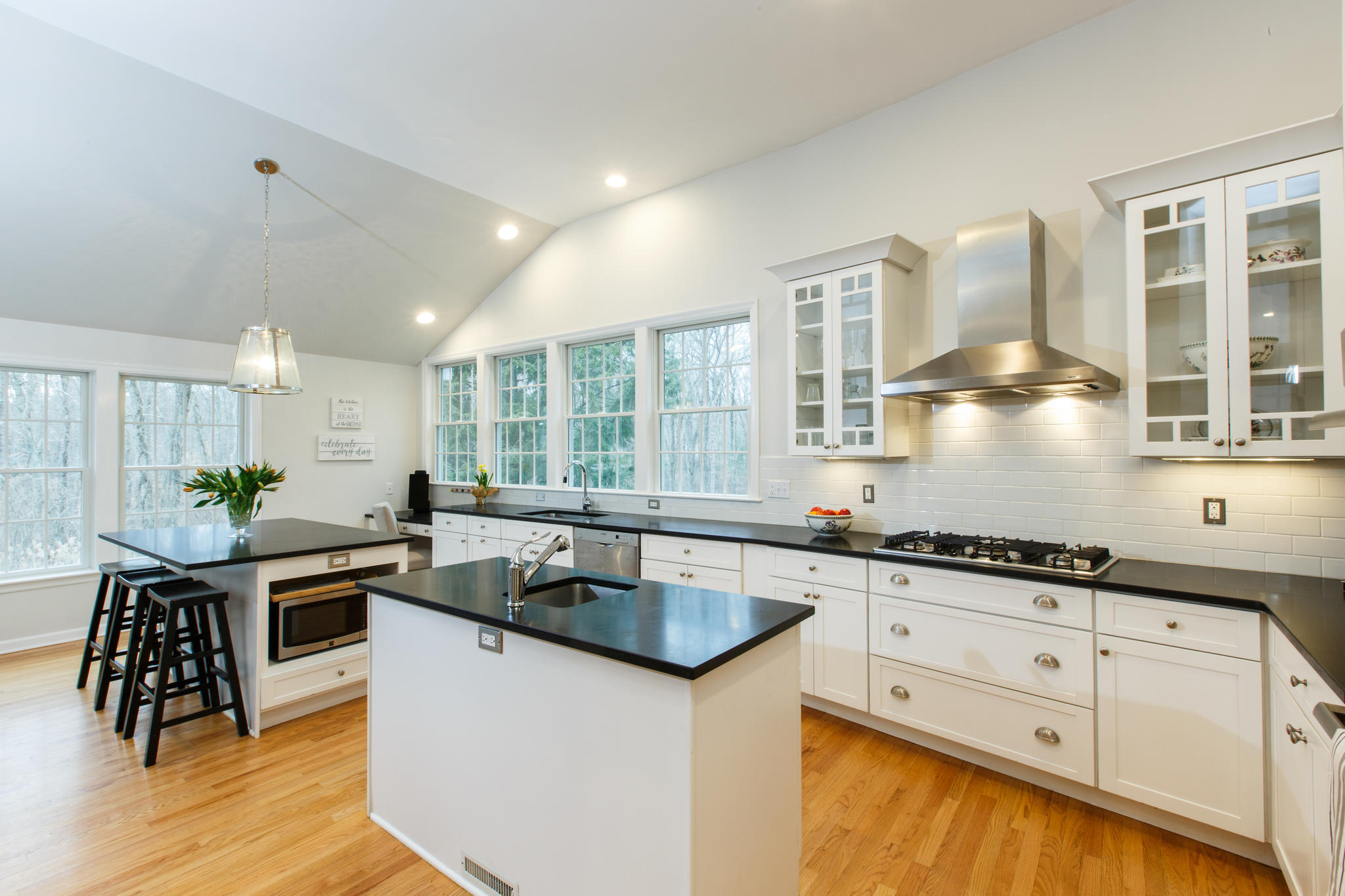 54 Rocky Brook Road New Canaan, CT 06840 - Photo 15 of 25 a kitchen with stainless steel appliances granite countertop a sink and stove