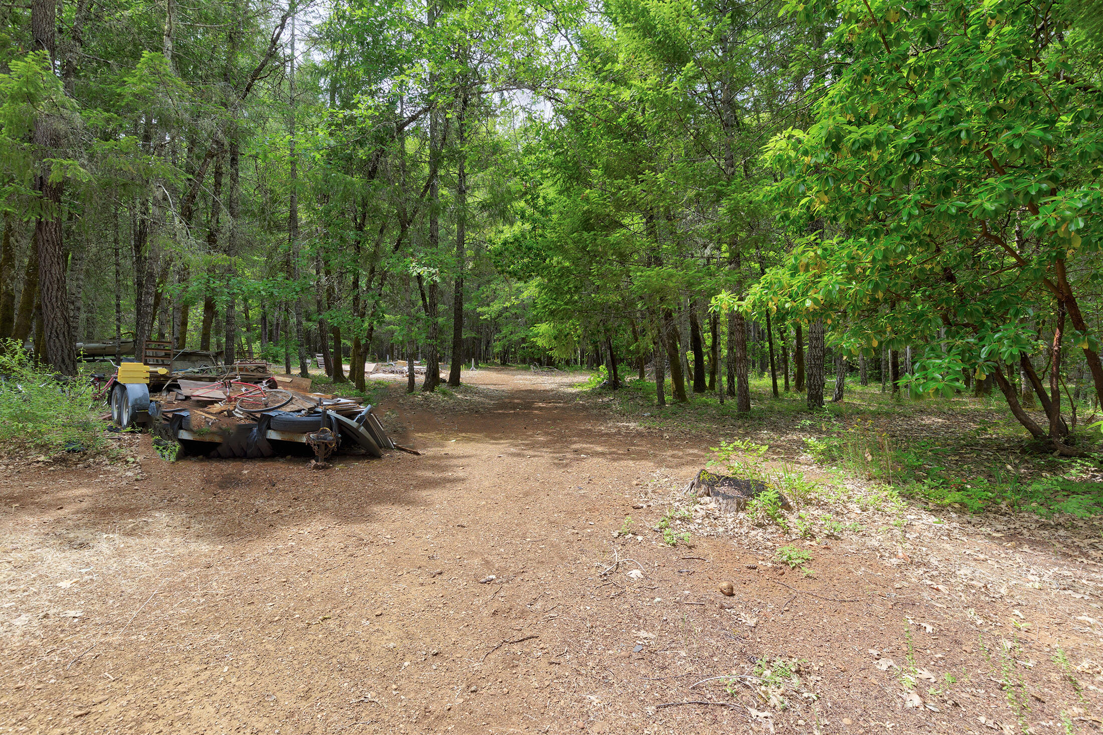 7060 Rockydale Road Cave Junction, OR 97523 - Photo 28 of 33 a row of car parked in the middle of a yard