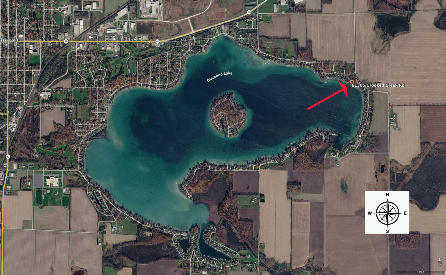 61305 Crooked Creek Road Cassopolis, MI 49031 - Photo 23 of 24 61305 Crooked Creek Rd-large-023-001-Ove