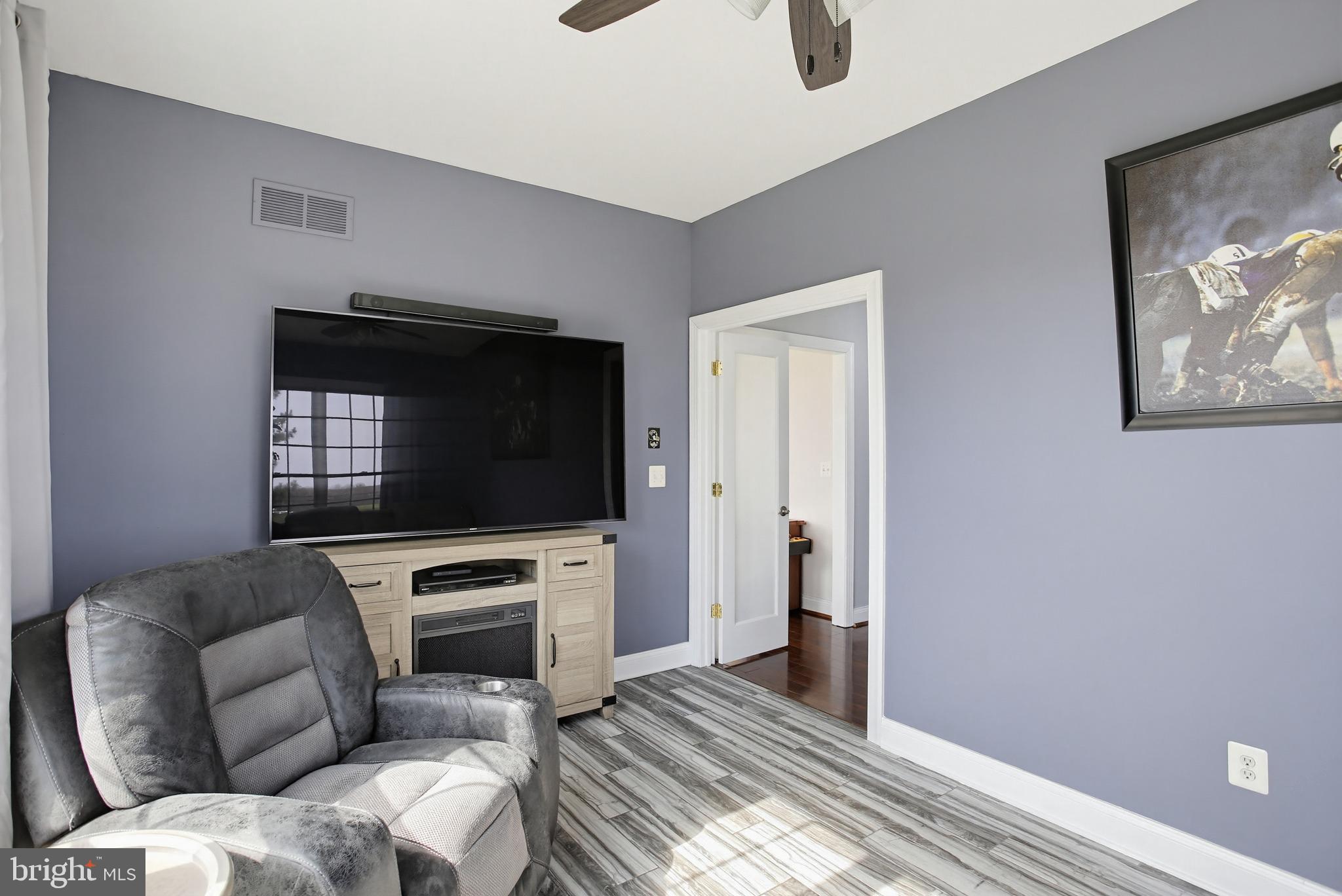 337 Chestnut Hill Road Forest Hill, MD 21050 - Photo 22 of 57 Converted 1st Floor Office to Cozy TV Room