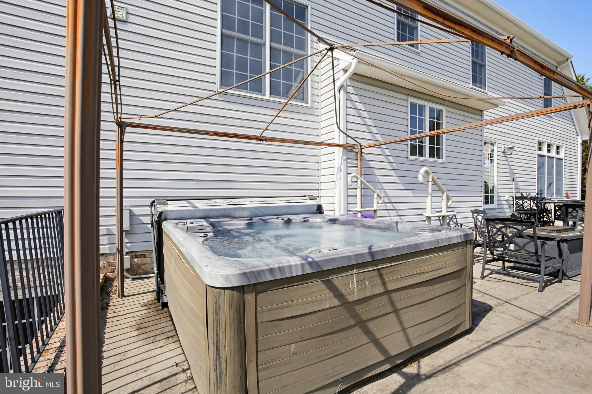 337 Chestnut Hill Road Forest Hill, MD 21050 - Photo 46 of 57 Stimulating Hot Tub on the Patio