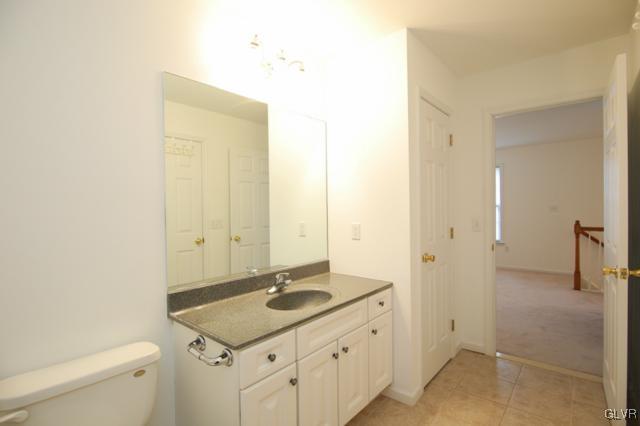 4162 Walter Road Bethlehem, PA 18020 - Photo 33 of 35 a bathroom with a sink a toilet a shower and a mirror