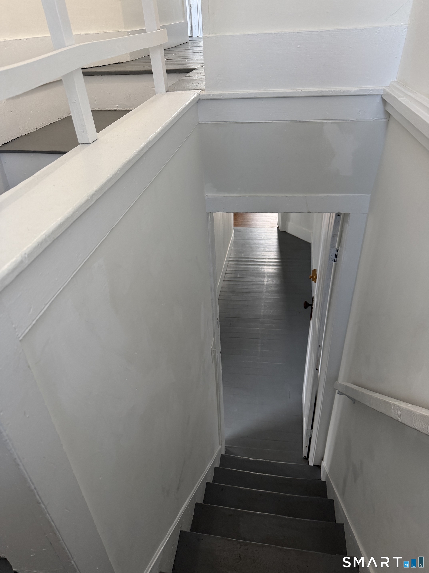 246 Ledyard Street New London, CT 06320 - Photo 25 of 40 Stairs from Second Floor to Third Floor