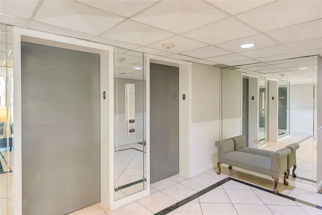 a view of a lake with a big yard