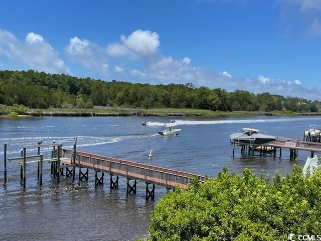 4629 Lightkeepers Way, Unit 6L Little River, SC 29566 - Photo 33 of 36 Bird's eye view of a large body of water and a marina
