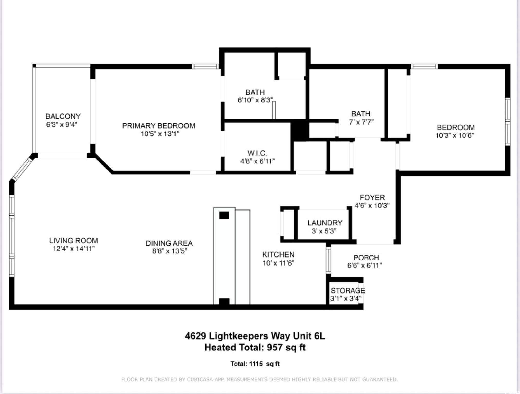 4629 Lightkeepers Way, Unit 6L Little River, SC 29566 - Photo 35 of 36 View of property floor plan