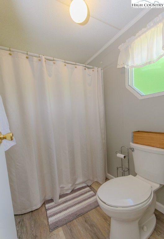 295 Roy E Brown Road Vilas, NC 28692 - Photo 24 of 43 a bathroom with a toilet and a shower