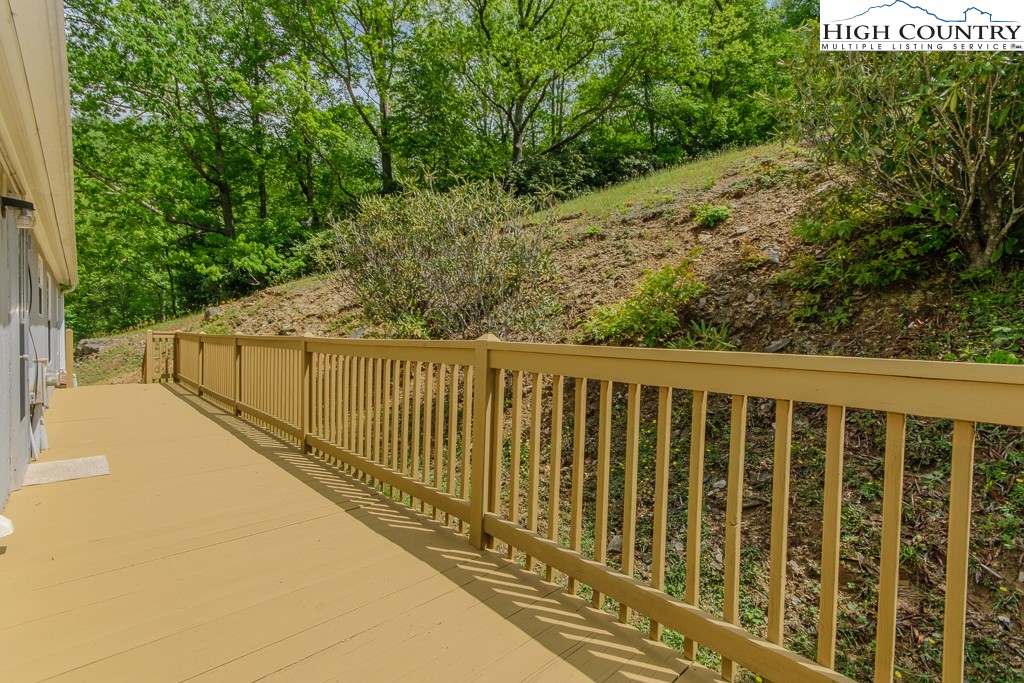 295 Roy E Brown Road Vilas, NC 28692 - Photo 10 of 43 a view of a balcony with an outdoor space