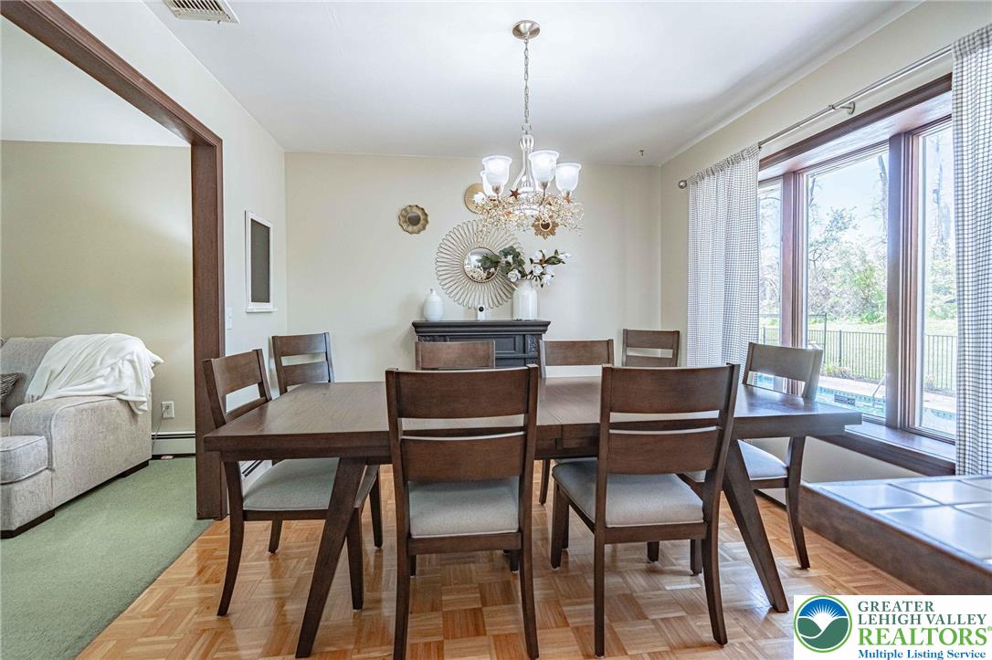 3857 Friedens Road Slatington, PA 18080 - Photo 30 of 75 This dining area offers a bright and inviting space for meals and gatherings.