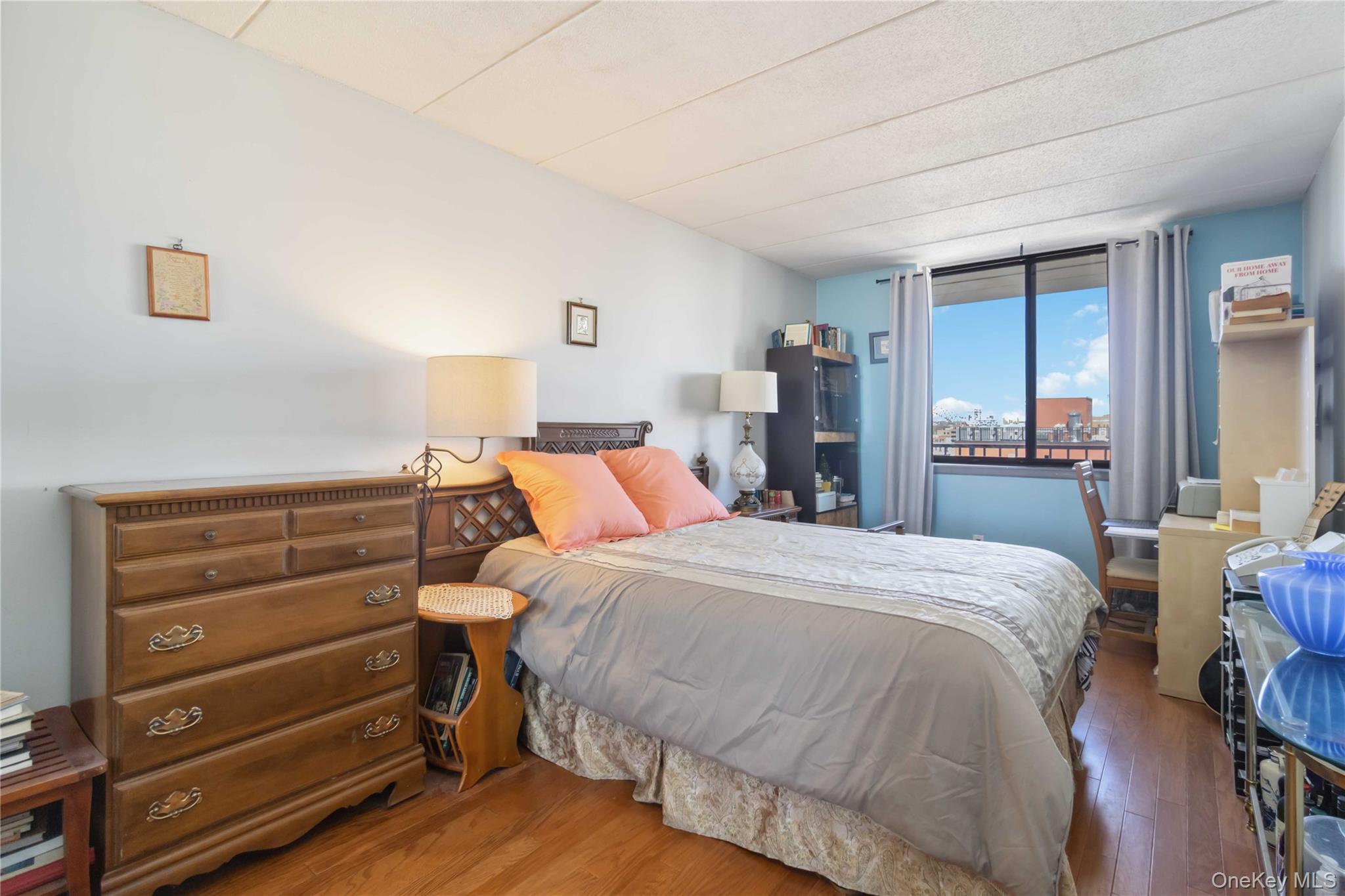 23-22 30th Road, Unit 7D Queens, NY 11102 - Photo 13 of 29 Bedroom featuring wood-type flooring