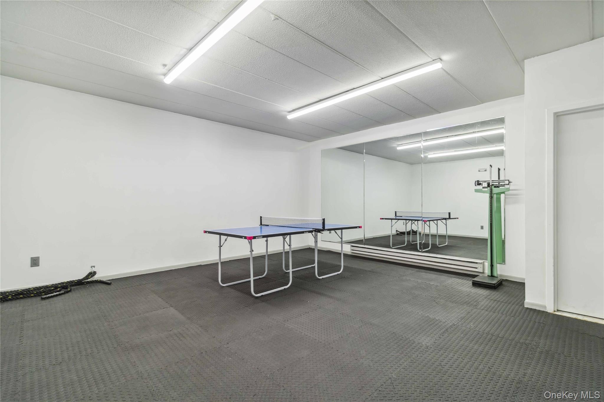 23-22 30th Road, Unit 7D Queens, NY 11102 - Photo 23 of 29 Recreation room featuring carpet flooring and baseboards