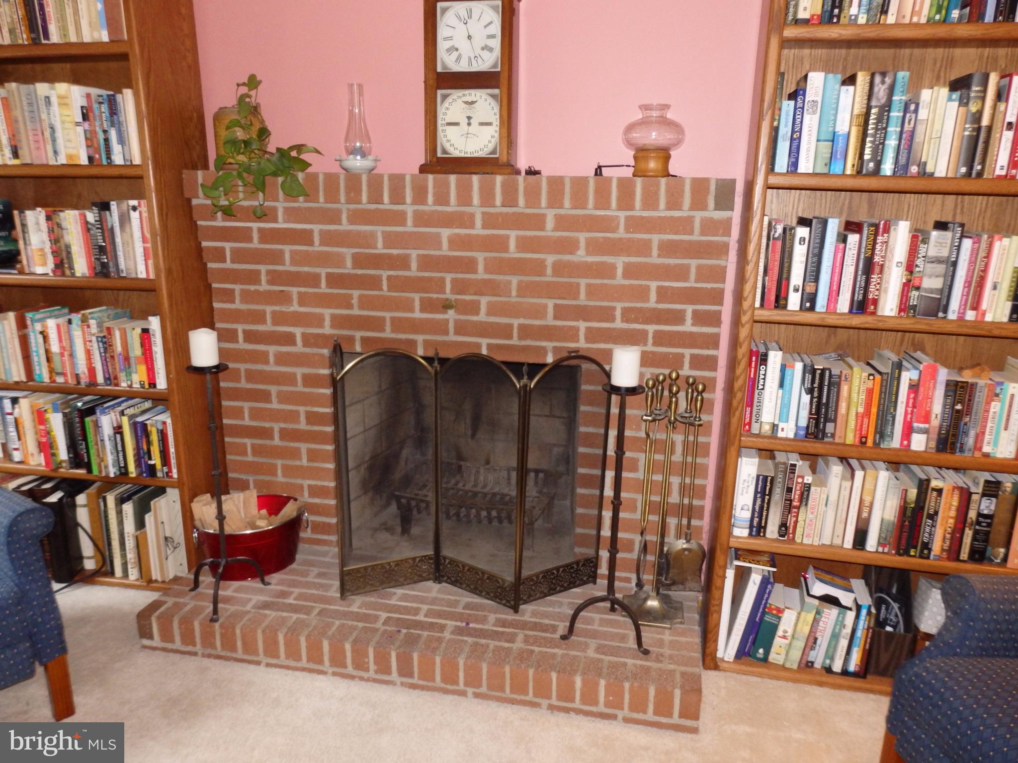 9308 View Court Frederick, MD 21701 - Photo 14 of 30 Family Room keeps cozy with woodburning fireplace