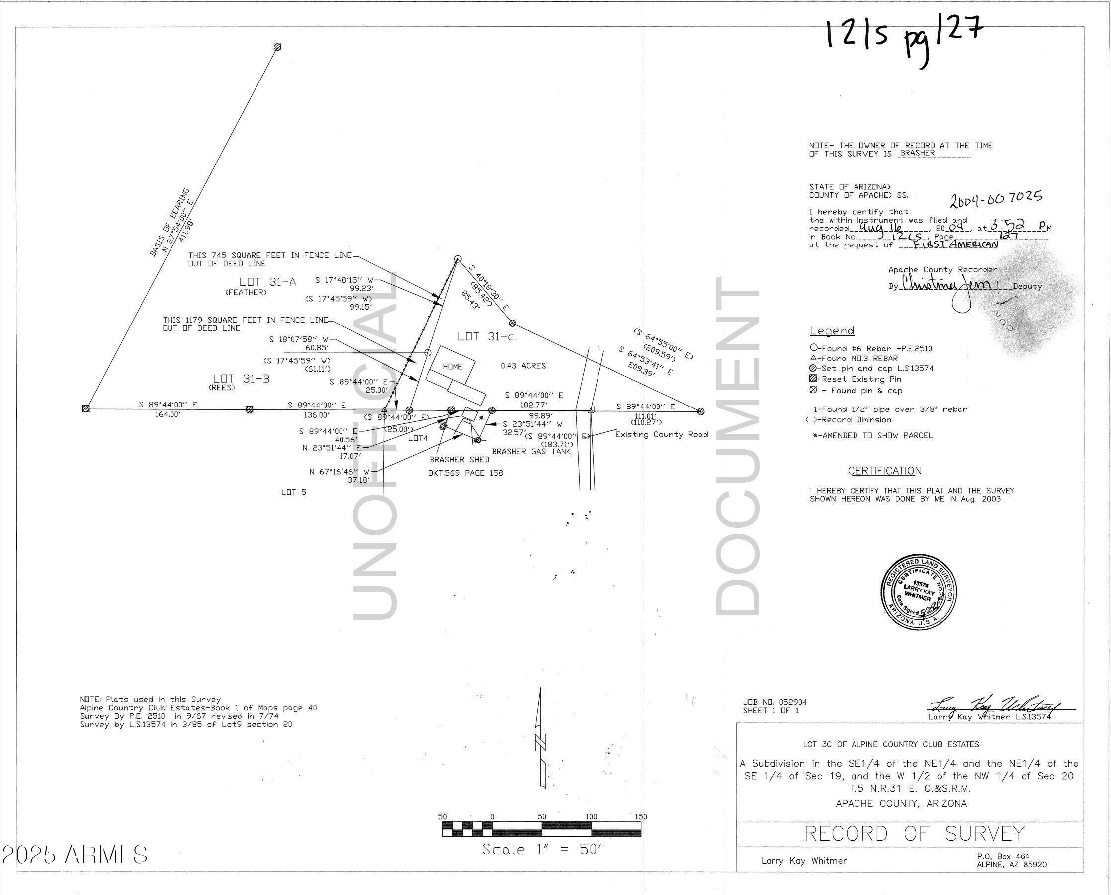 52 County Road 2271 Alpine, AZ 85920 - Photo 38 of 38 Plat map