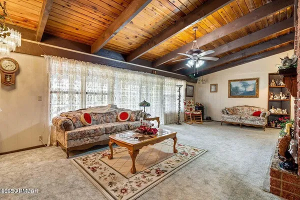 a view of a room with couch