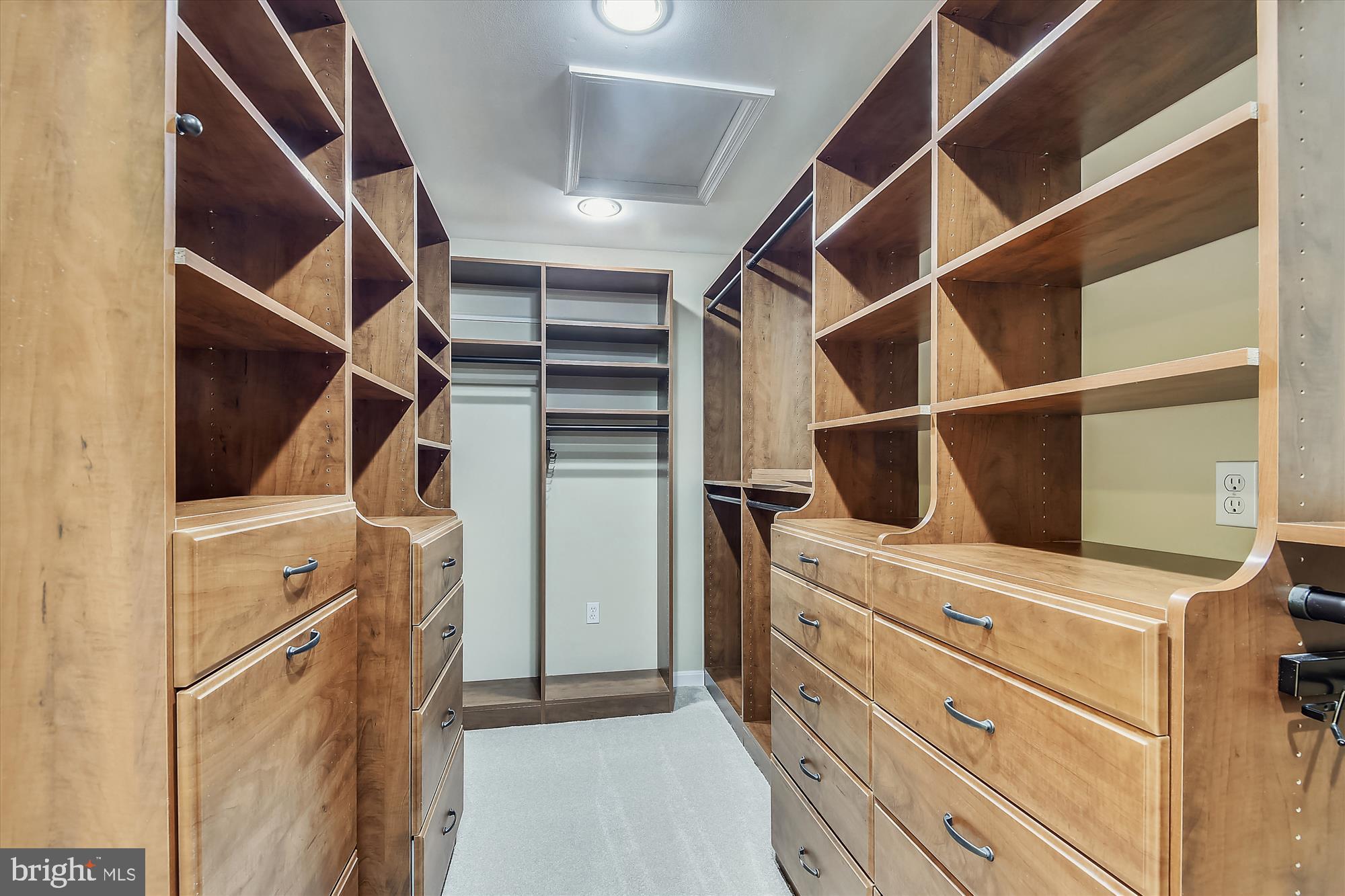 11874 Fawn Ridge Lane Reston, VA 20194 - Photo 46 of 75 a view of walk in closet with empty racks