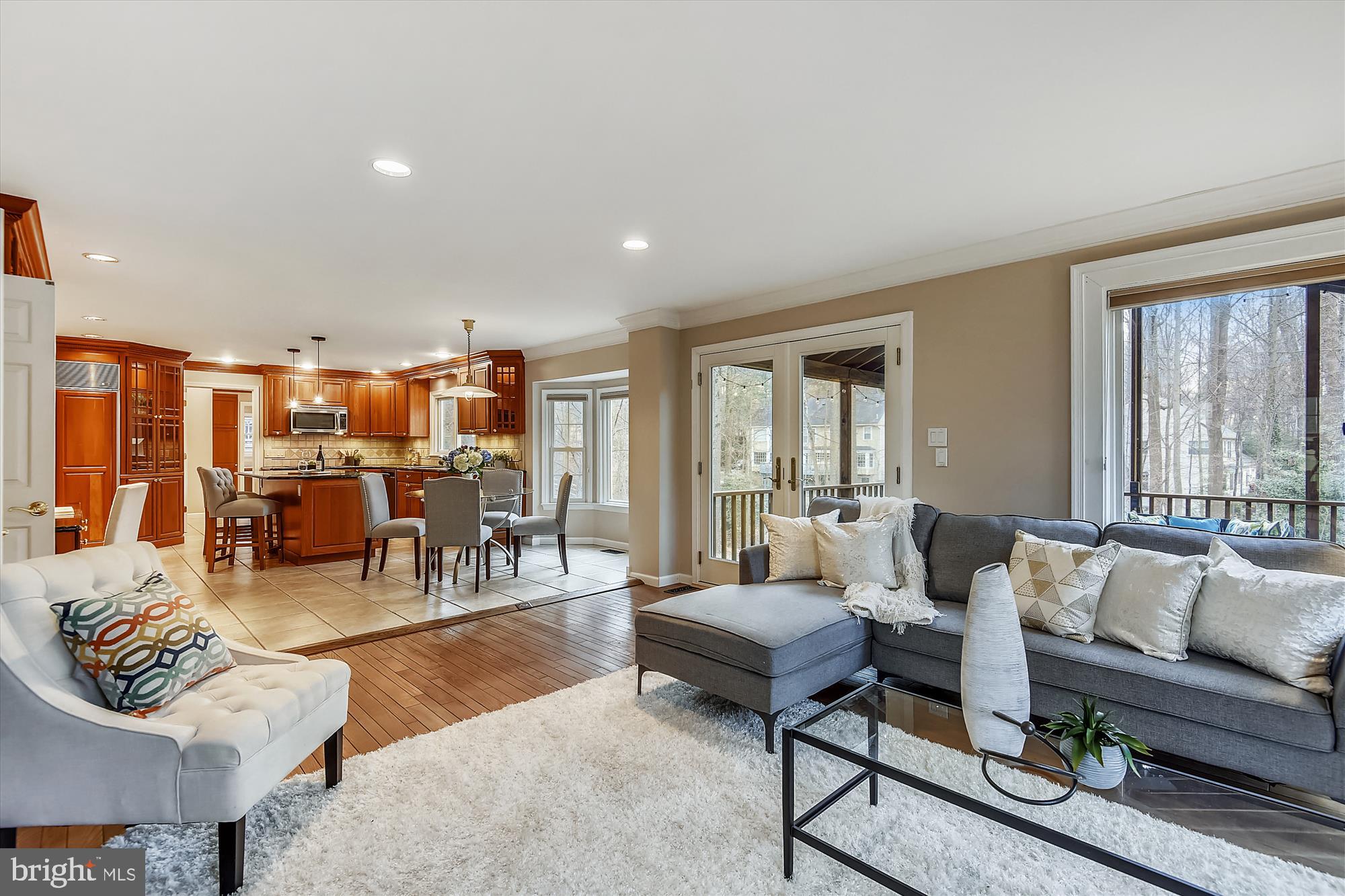 11874 Fawn Ridge Lane Reston, VA 20194 - Photo 9 of 75 a living room with furniture and a large window