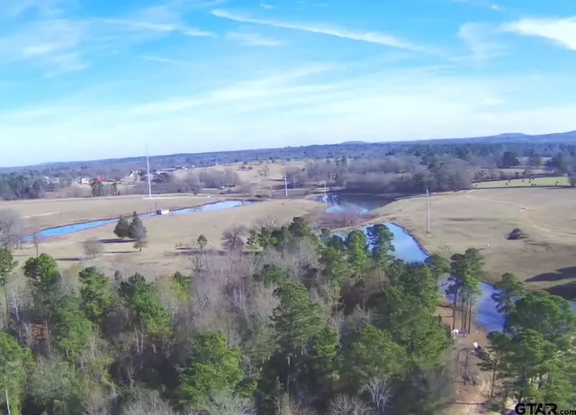 a bird view of a house