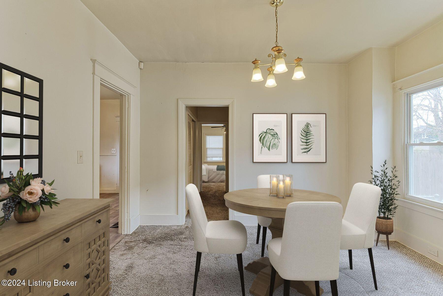 3207 Maple Road Louisville, KY 40299 - Photo 7 of 29 Virtually Staged Dining Room