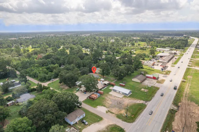 a view of city with ocean