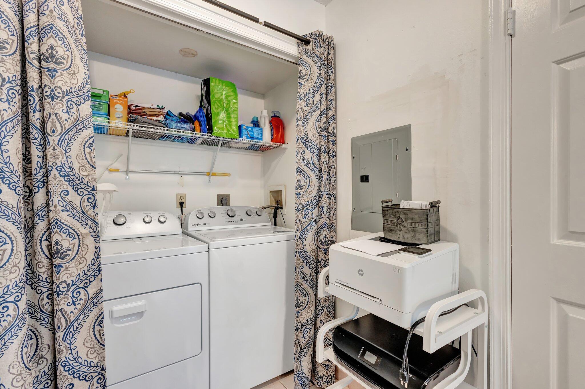 2936 Kirk Road Lake Worth Beach, FL 33461 - Photo 12 of 19 a utility room with dryer and washer