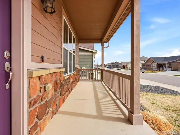 a view of a balcony