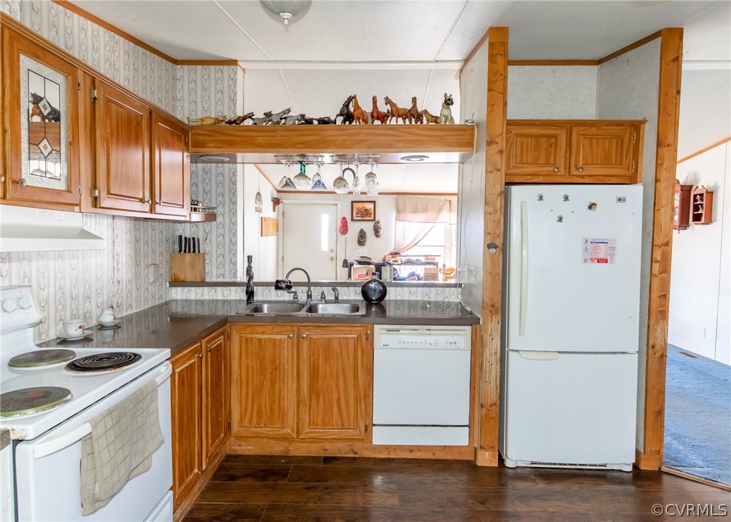 14306 Wilkinson Road Dewitt, VA 23840 - Photo 14 of 23 a kitchen with stainless steel appliances granite countertop a refrigerator and a sink