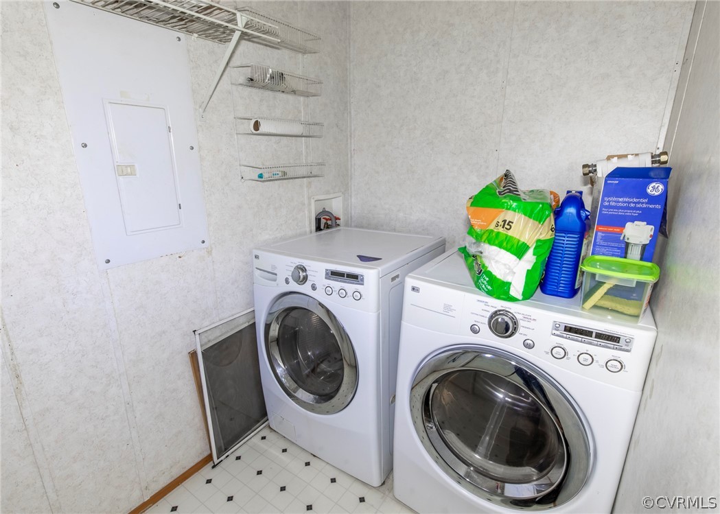 14306 Wilkinson Road Dewitt, VA 23840 - Photo 16 of 23 a utility room with dryer and washer