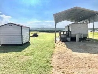 a view of an ocean and beach
