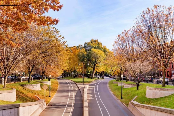 a view of swimming pool with outdoor seating and trees
