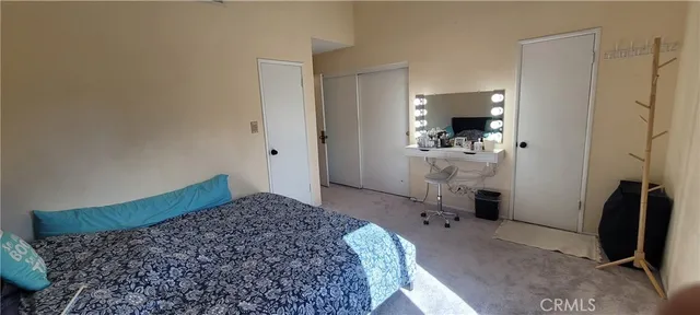 a room with furniture and a fireplace