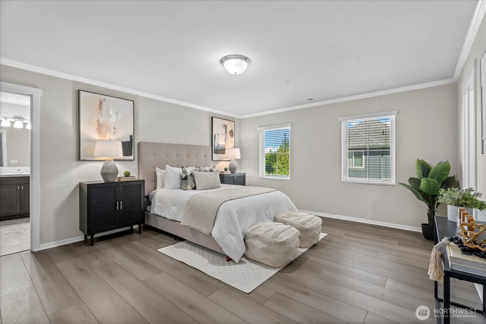 9901 13th Street Southeast Lake Stevens, WA 98258 - Photo 22 of 37 a bed room with a bed and a window