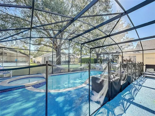 workspace with wooden floor