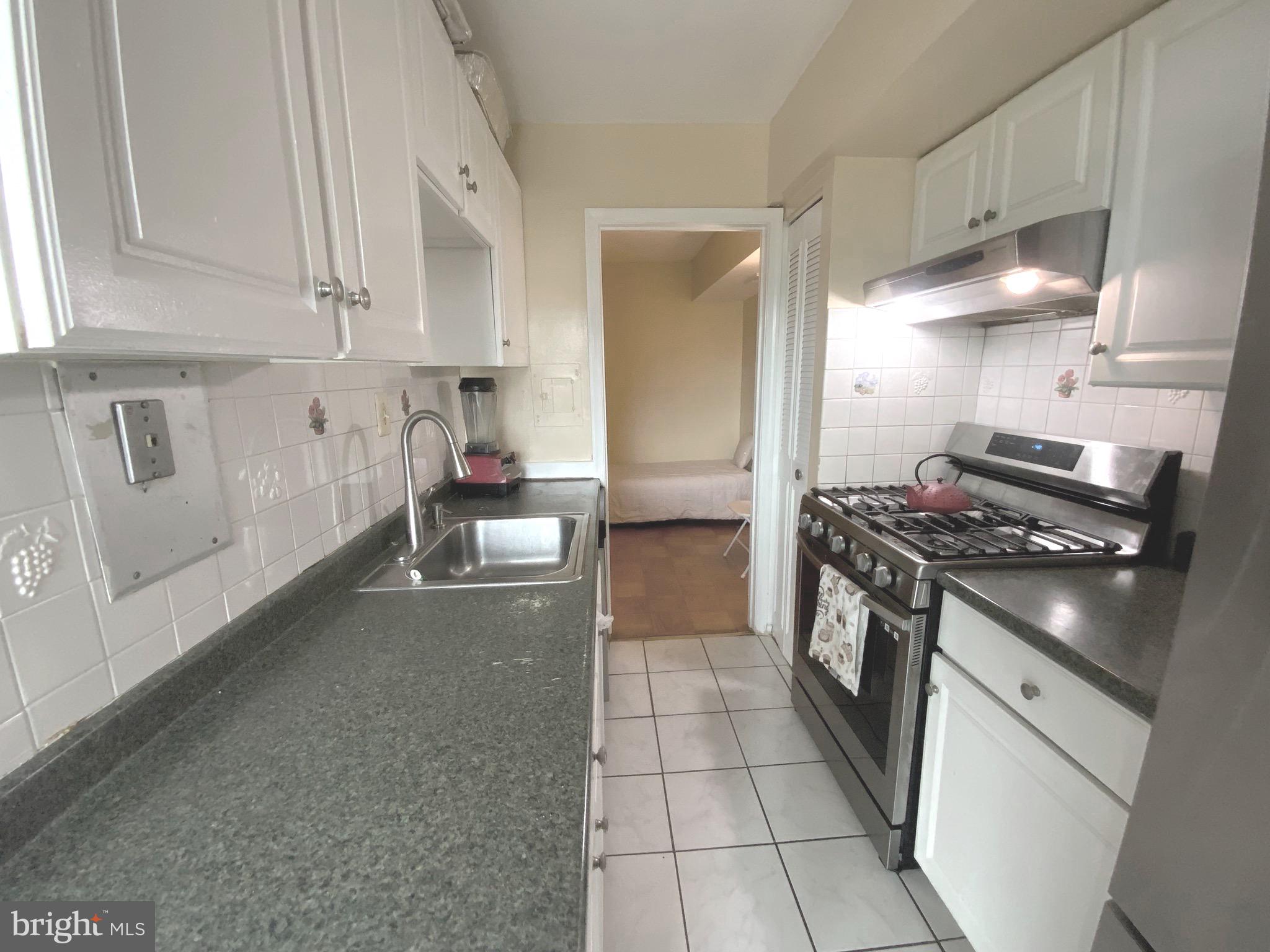2302 Greenery Lane, Unit 30116 Silver Spring, MD 20906 - Photo 13 of 34 a kitchen with stainless steel appliances granite countertop a stove a sink and a refrigerator
