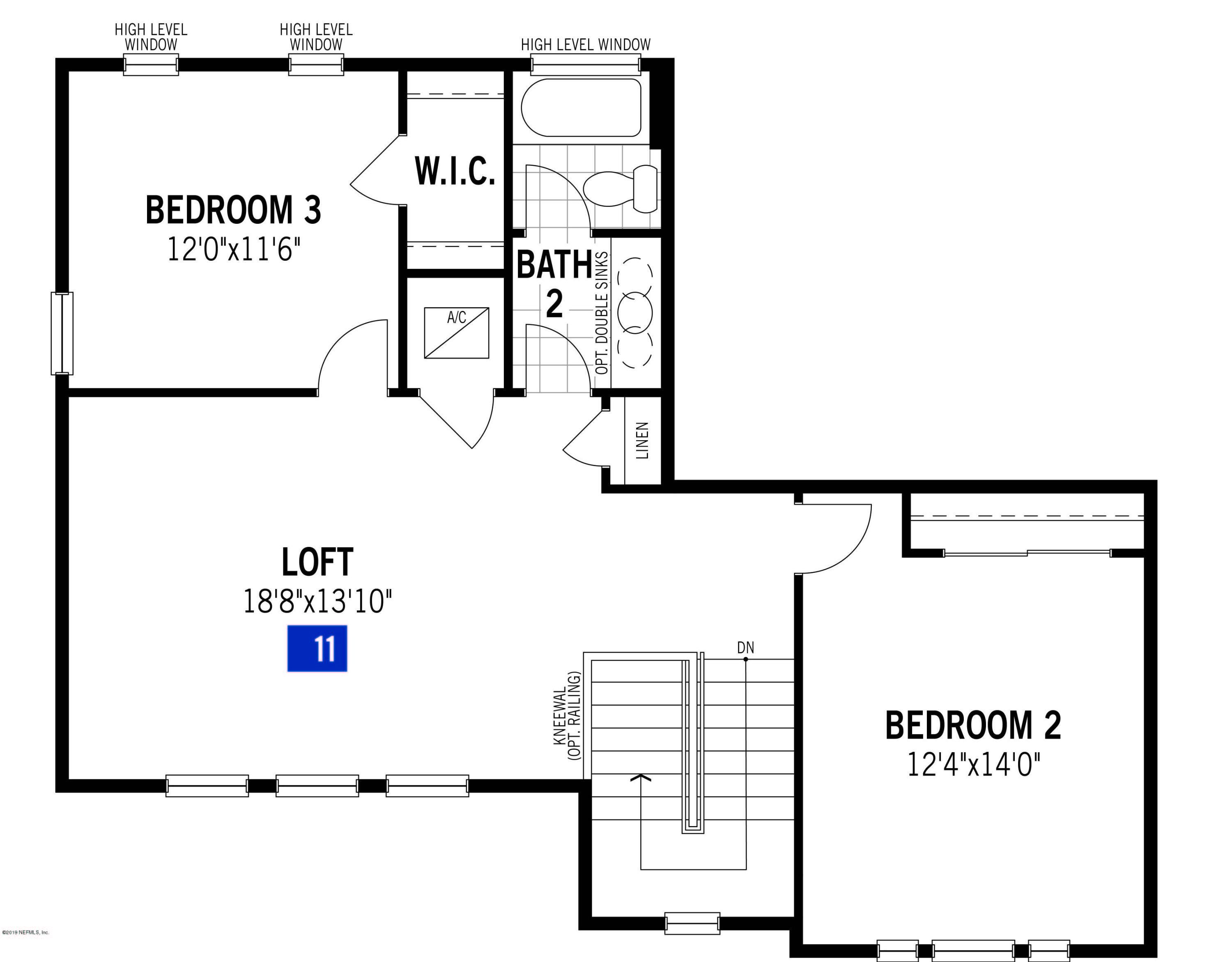 66 Footbridge Road St. Johns, FL 32259 - Photo 44 of 44 Second Floor Plan