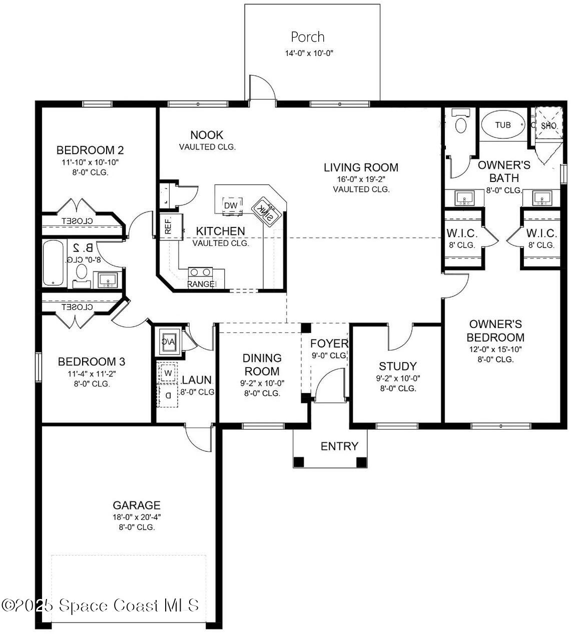 396 Pasto Circle Southwest Palm Bay, FL 32908 - Photo 74 of 75 floorplan garage right