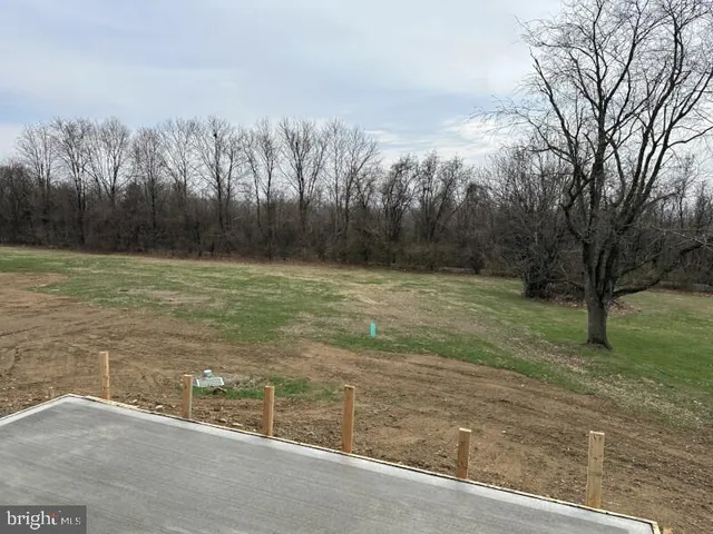a view of a yard with an outdoor space